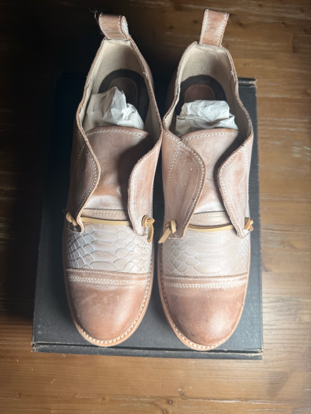 Freebird Brown Leather Flats - Mabel - Picture 8 of 17
